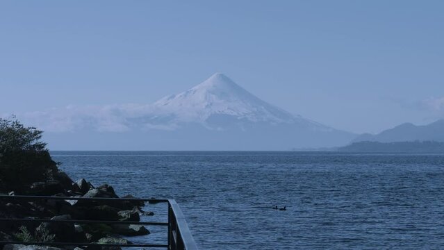 Osorno volcano viewpoint in puerto varas chile