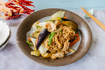 ホイコーロー風麺