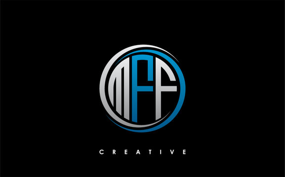 MFF Letter Initial Logo Design Template Vector Illustration