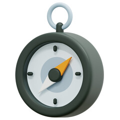compass 3d render icon illustration © Flowicon