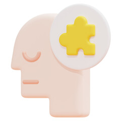 solution 3d render icon illustration