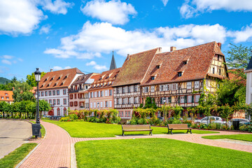 Altstadt, Wissembourg, Elsass, Frankreich 