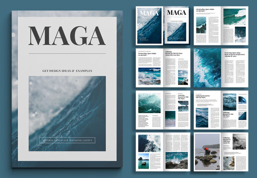 Minimal Magazine Layout