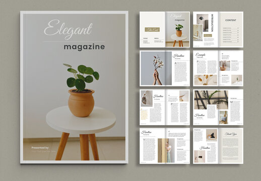 Creative Magazine Layout