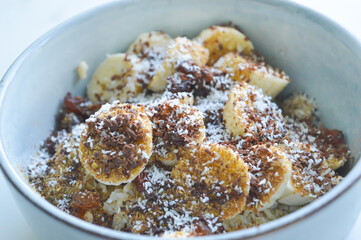 An isolated delicious meal with the selective focus. Good for any project.