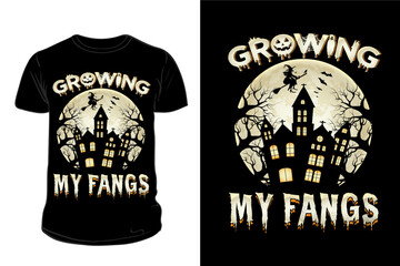Growing my fangs t shirt