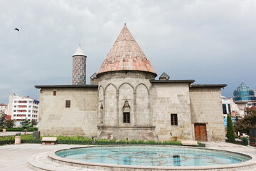 Yakutiye Madrasa in Erzurum, Turkey. The madrasa was built in 1310 by order of a local governor of...