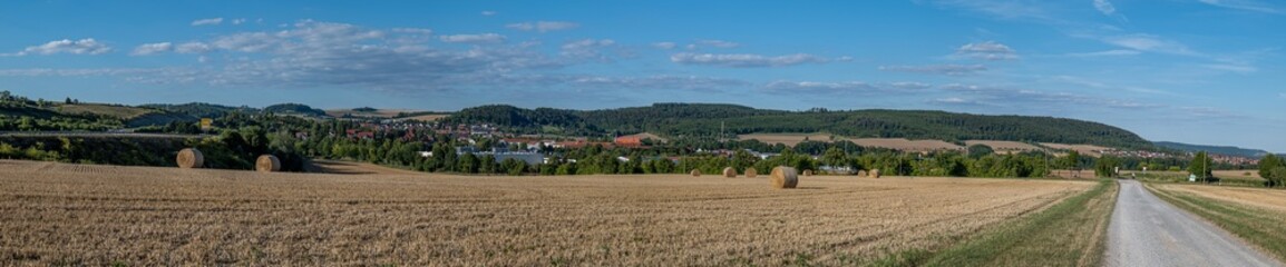 Fototapeta na wymiar Panorama Worbis, Thüringen
