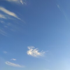 blue sky with clouds