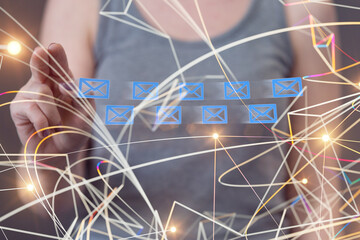 Mail Communication Connection message to mailing