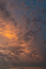 dramatischer Abendhimmel