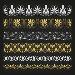 Fototapeta premium Seamless borders