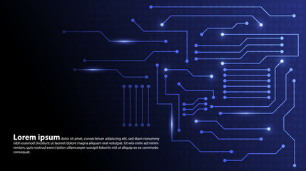 Circuit Electronic Abstract Graphic Vector