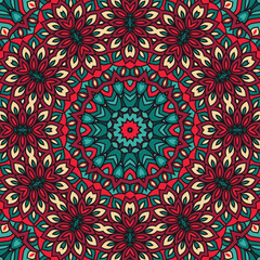 Abstract festive colorful floral vector ethnic tribal pattern and Doodle vintage Violet lace Doodle Ethnic Festive Abstract Vector Pattern