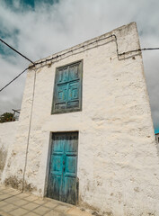 Fototapeta na wymiar Typical houses of Lanzarote