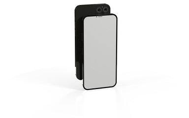 Modern frameless smartphone Mock up