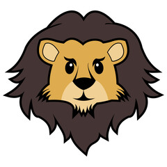 Lion head vector