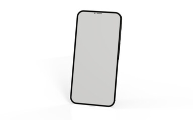 Naklejka premium phone 3d illustration mockup smartphone 3d