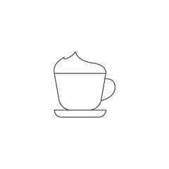 Cappuccino icon. Line style style. Can be used for web and mobile.