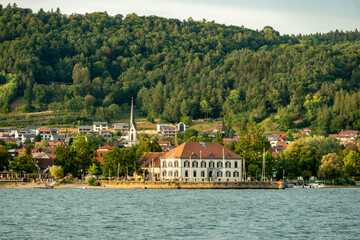 Panorama of Bodman Ludwigshafen at Lake Constance