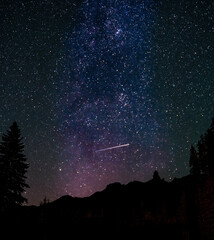 Naklejka premium starry night sky