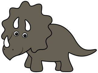Triceratops- Dinosaur Vector Design