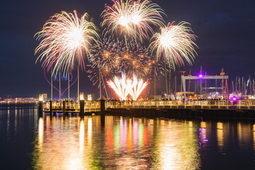 Feuerwerk und Drohnenshow zum Abschluss der Kieler Woche 2022