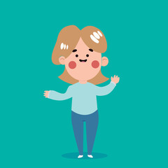 Character for motion design vector.