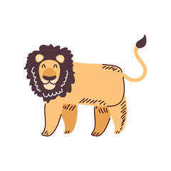 cute lion animal