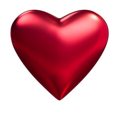 Fototapeta premium Isolate Heart color of love