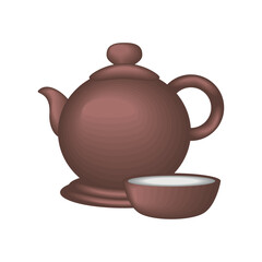 teapot and cup