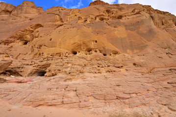 Fototapeta premium Holy Land of Israel. The Timna Valley. The copper mining of the King Solomon.