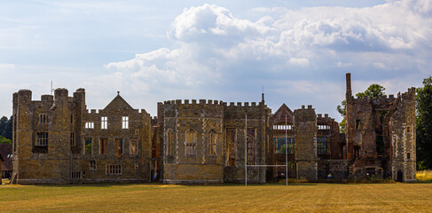 Ruins of an old building in England
