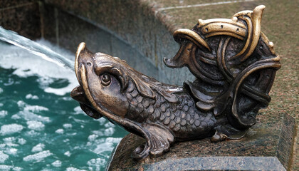 Ancient city fountain