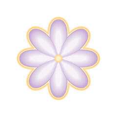 flower icon isolated