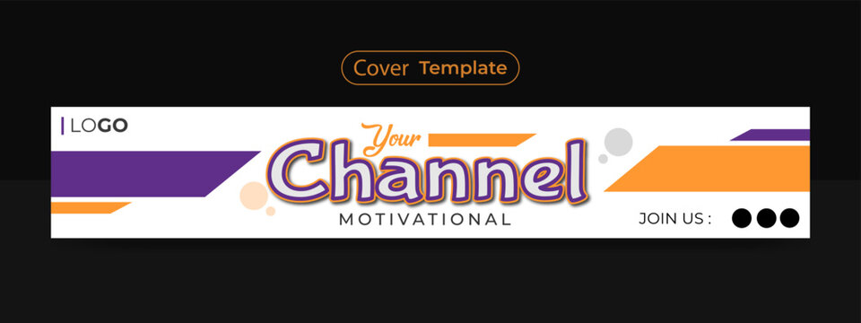 YouTube Banner Template Or Creative White YouTube Channel Art Or Cover Design.