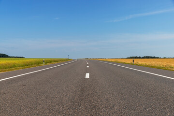 paved road for car traffic