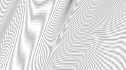 Fototapeta na wymiar Thin line minimalistic. line round abstract. pattern of lines. minimal round lines abstract futuristic tech background. Vector digital art banner