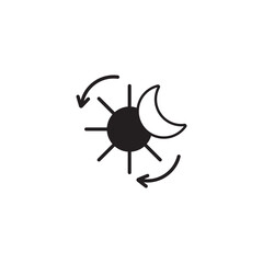 Solstice icon vector