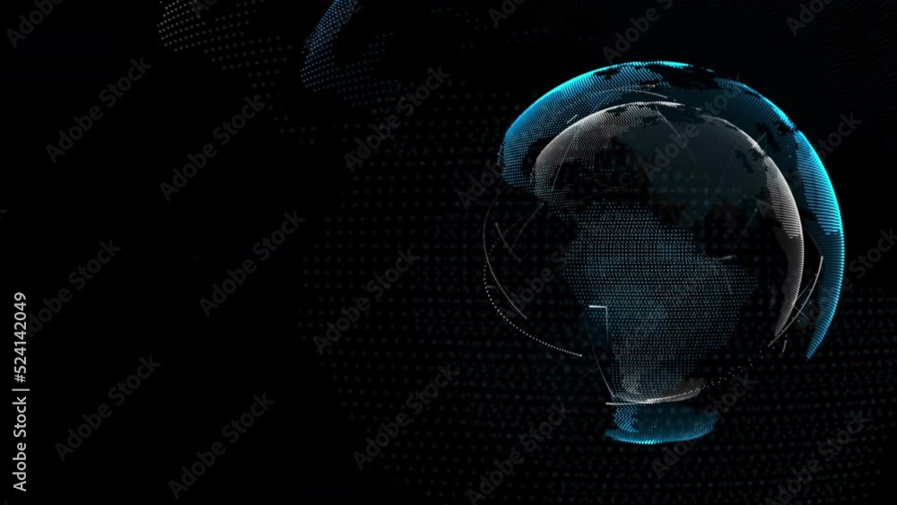 Sticker globe metaverse animation background graphics resources global sphere