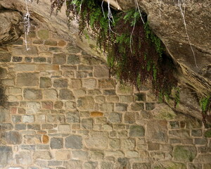 muro di pietra antica