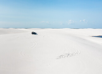 offroad car in the desert