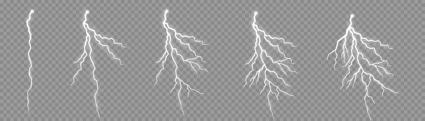 Thunder storm lightning, light effect, lighting