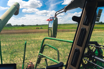 what a great day to harvest. High quality photo