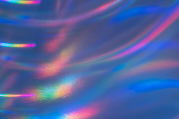 Prismatic Chromatic Holographic Aesthetic Neon Lights lines blur texture background