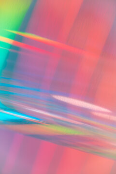 Prismatic Chromatic Holographic Aesthetic Neon Lights lines blur texture background
