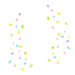 手描きの紙吹雪