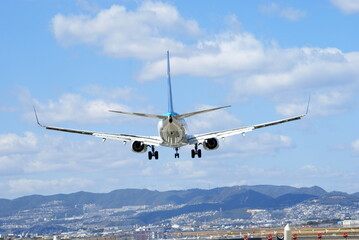 千里川土手より
