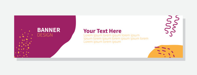 Marketing agency social media cover and banner template