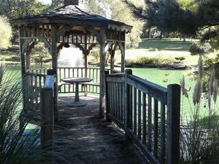 gazebo on the pond